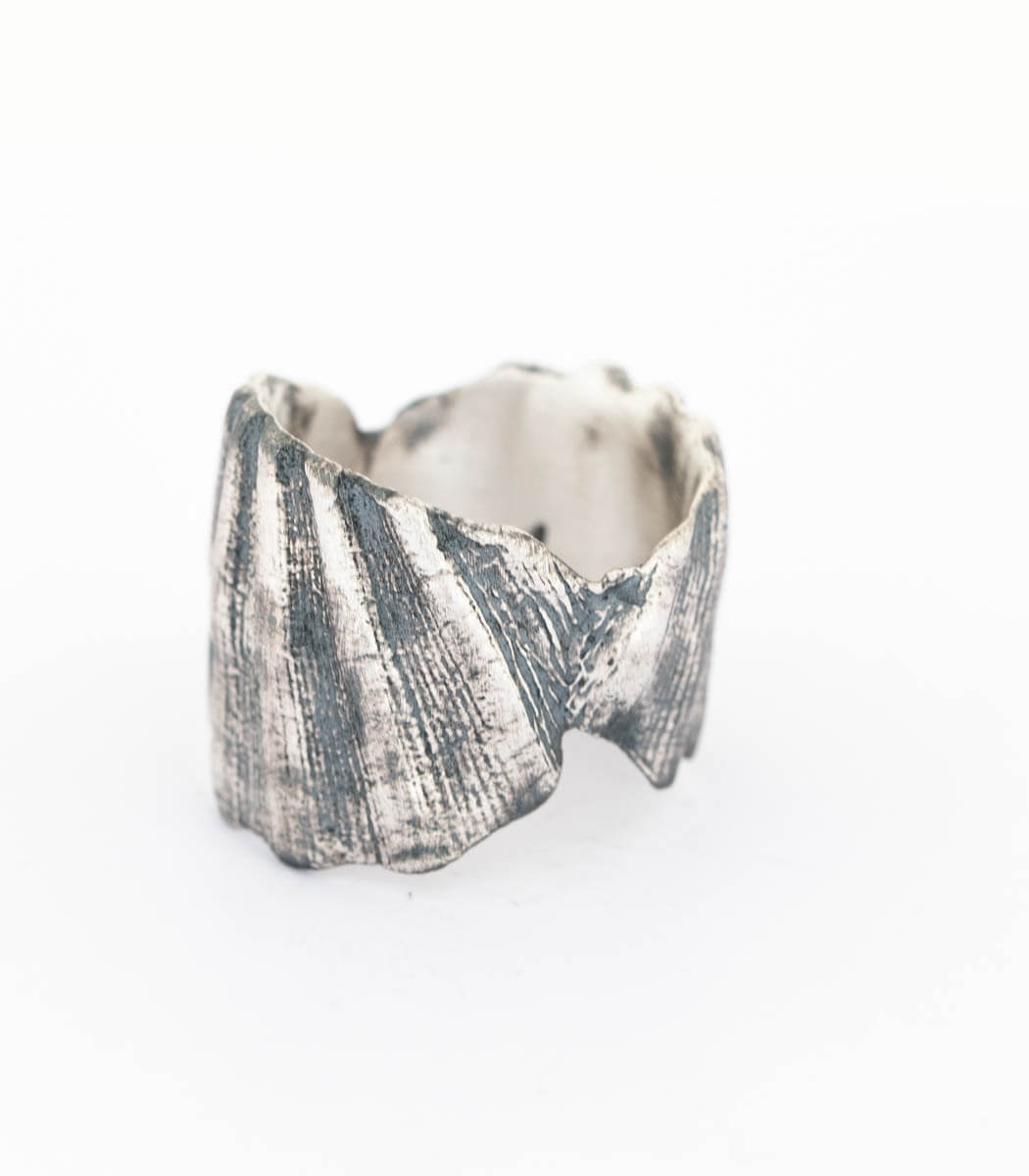 Silber Ring Muschel Gr.54