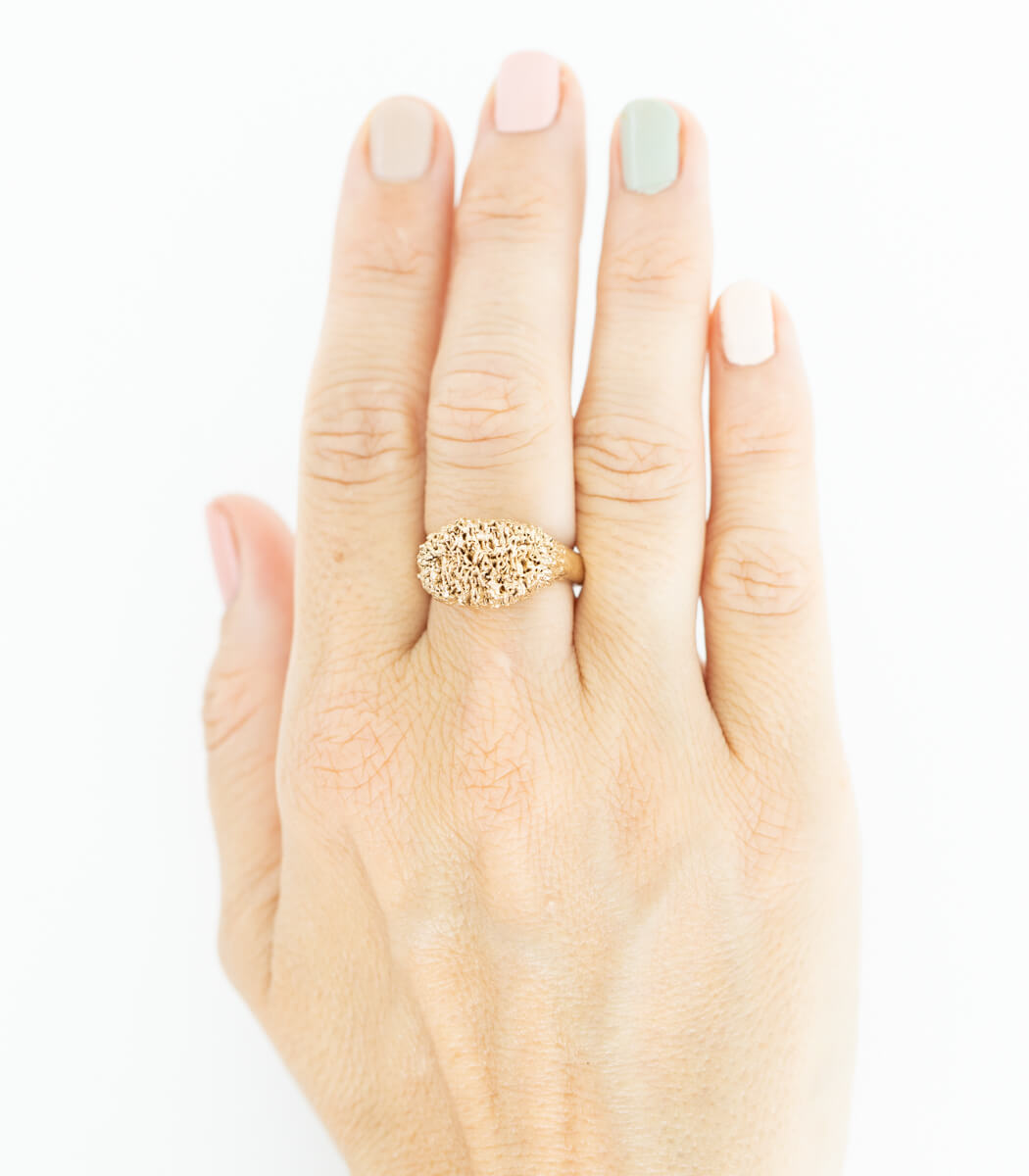 Bronze Ring Gr. 55