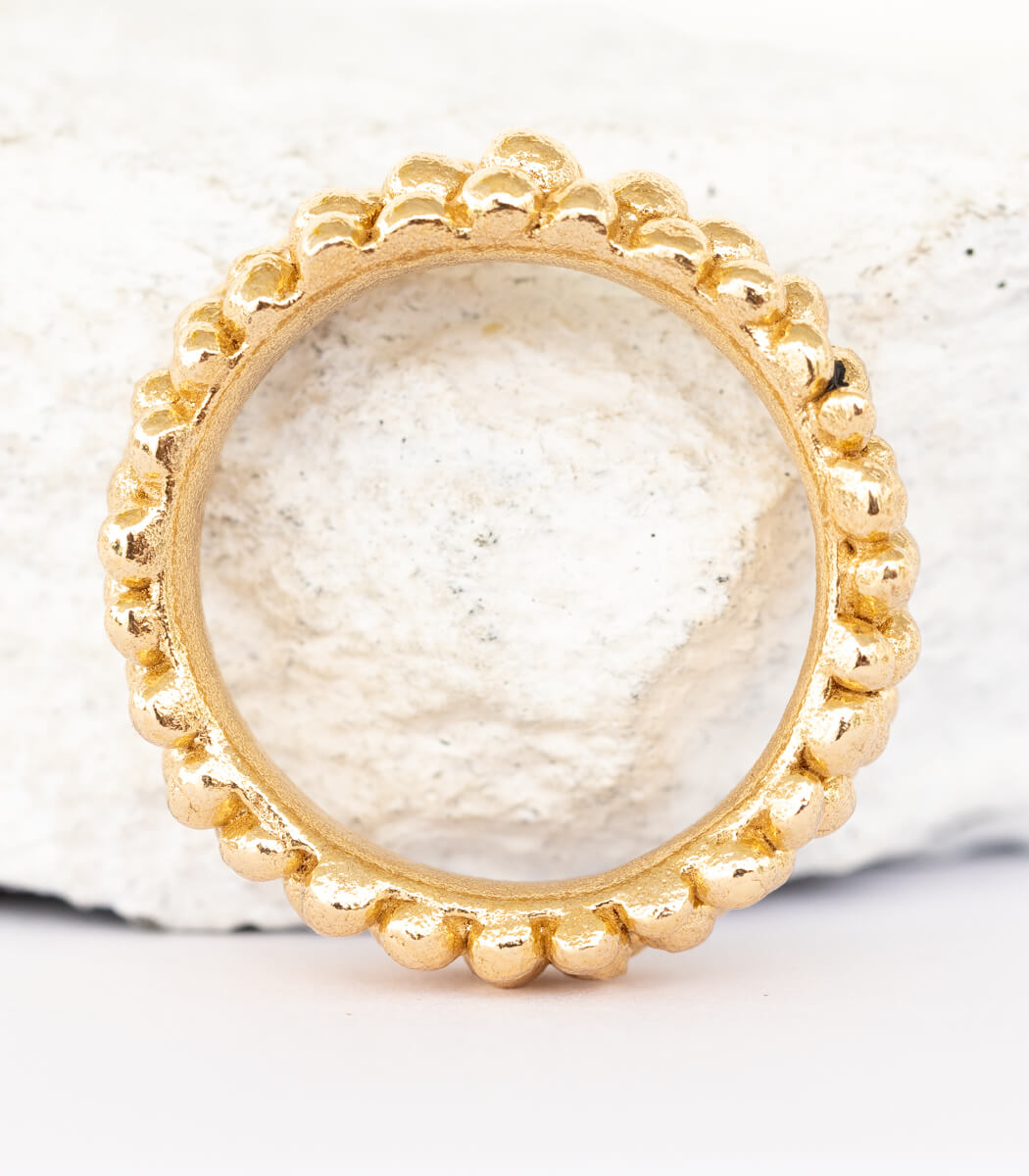 Ring Bronze Blütenknopspen Gr. 58