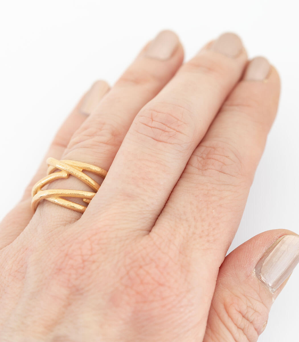 Bronze Ring Liane Gr.58