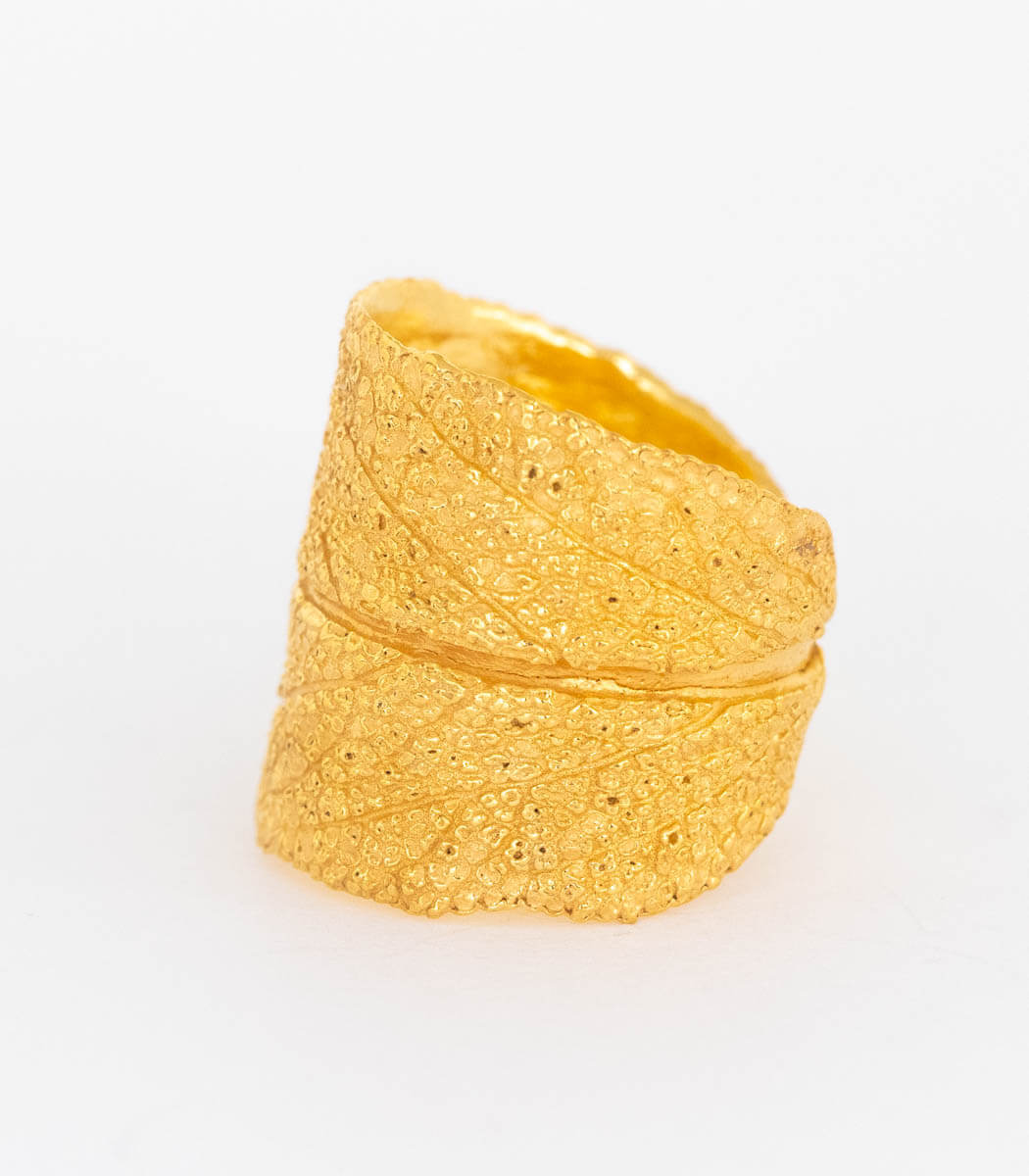 Gold Ring Salbei Gr. 50