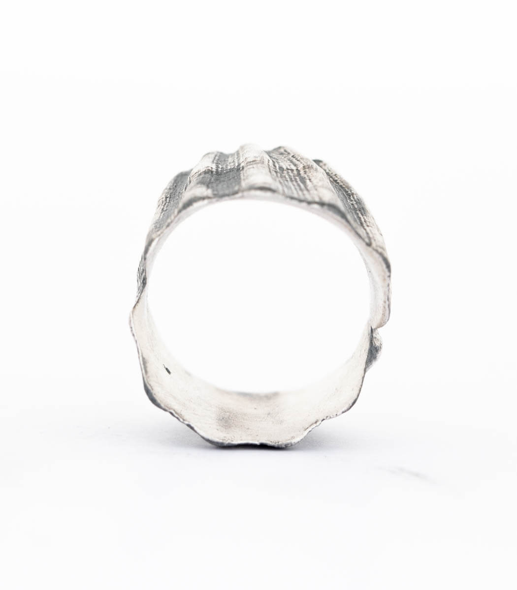 Silber Ring Muschel Gr.54