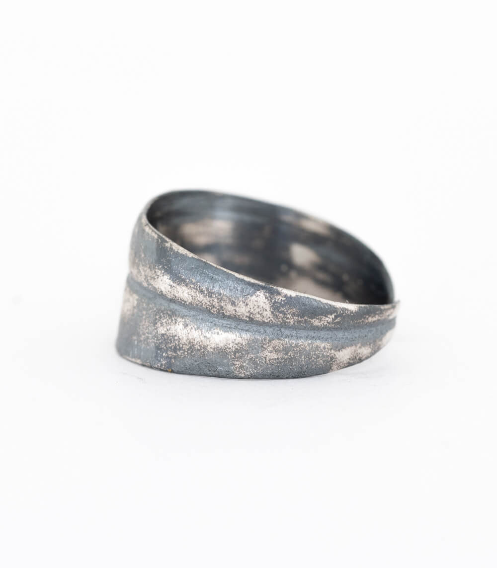 Silber Ring Olive Gr. 56