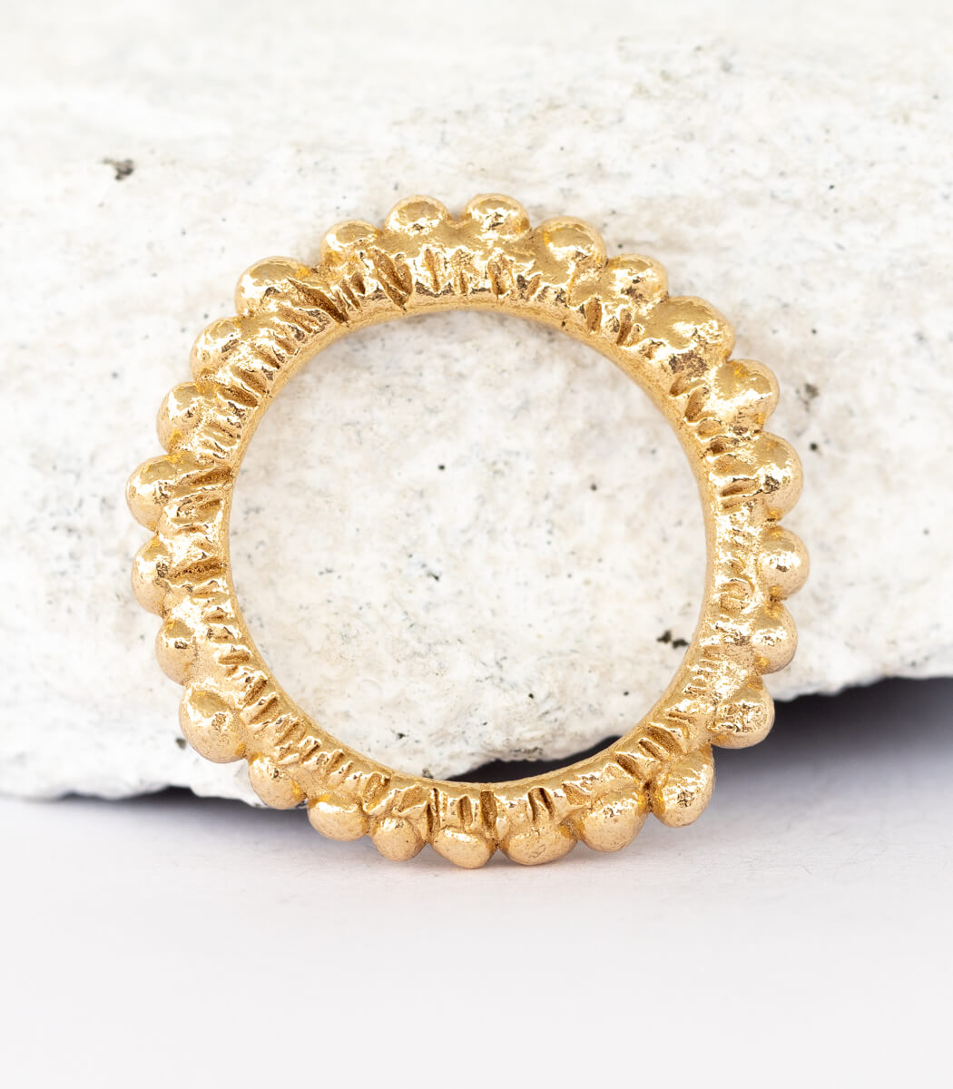 Ring Bronze Blütenknopspen Gr. 58