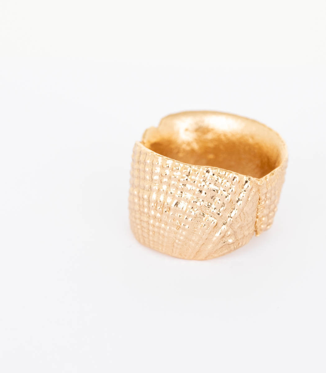 Bronze Ring Muschel Gr.57