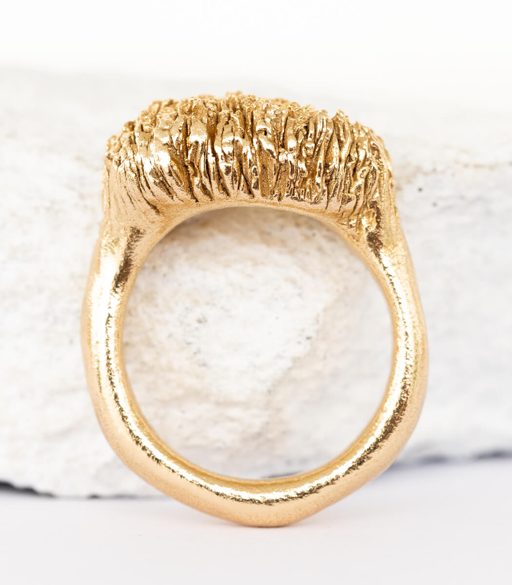 Bronze Ring Gr. 55