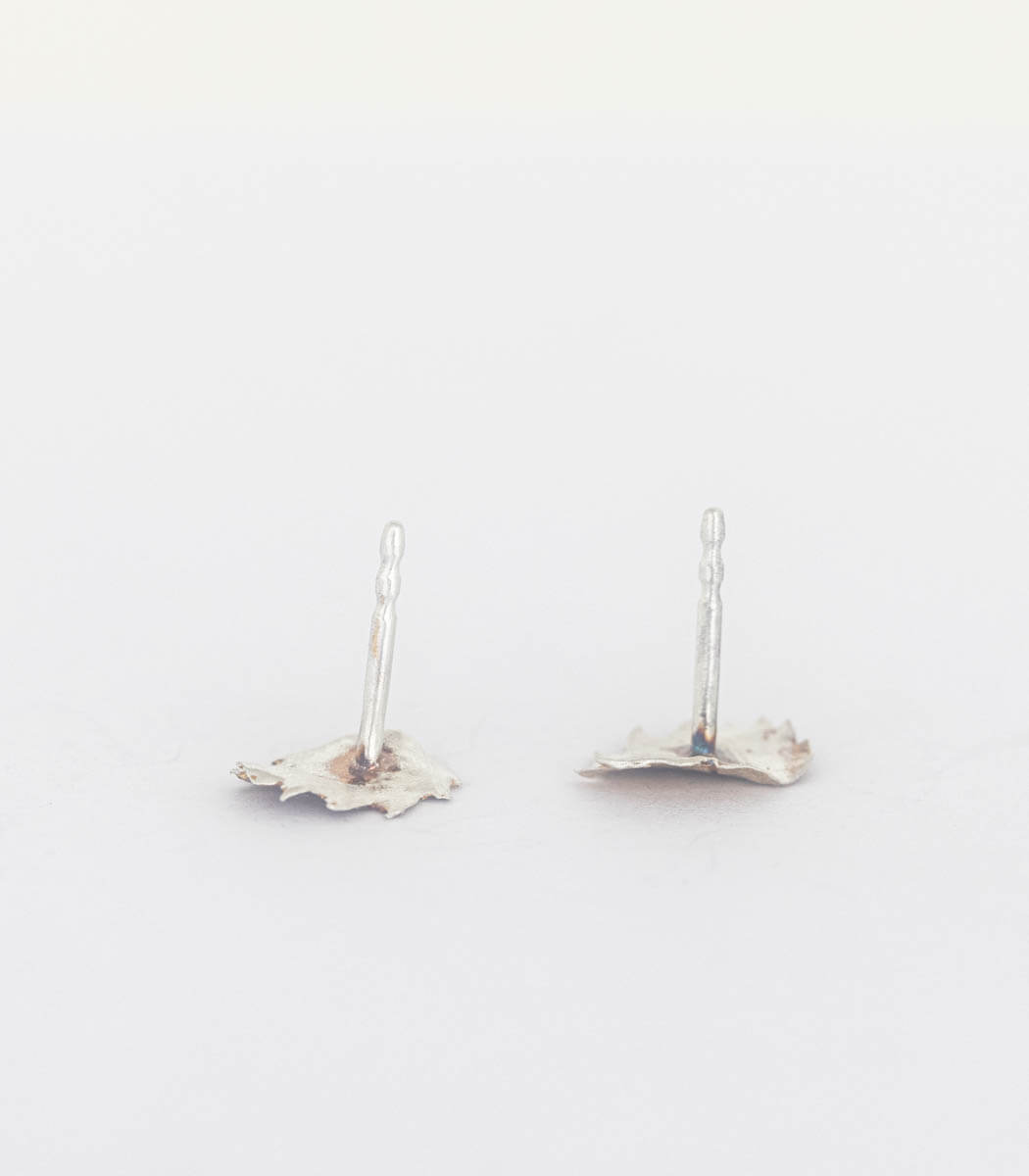 Silber Ohrstecker Erdbeere