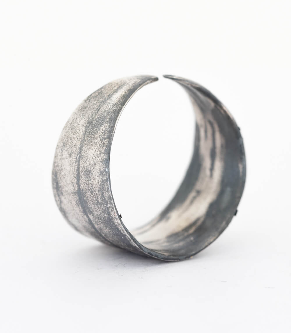 Silber Ring Olive Gr. 58