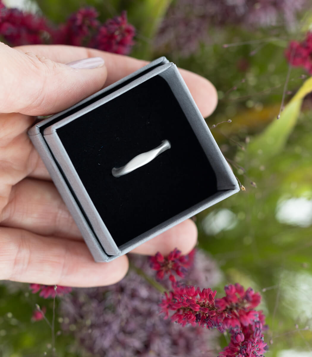 Silber Ring Natural Gr. 59