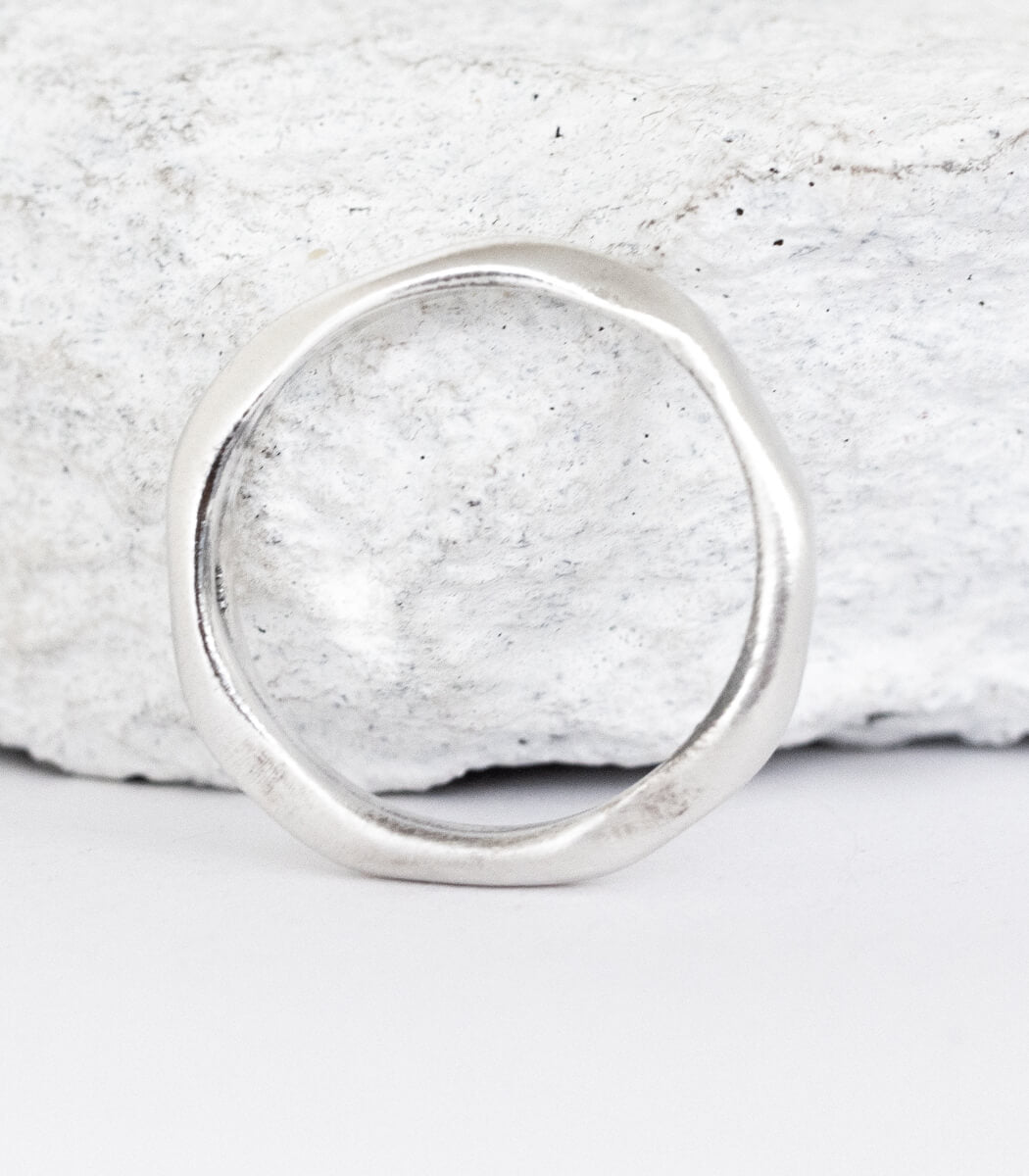 Silber Ring Natural Gr. 55
