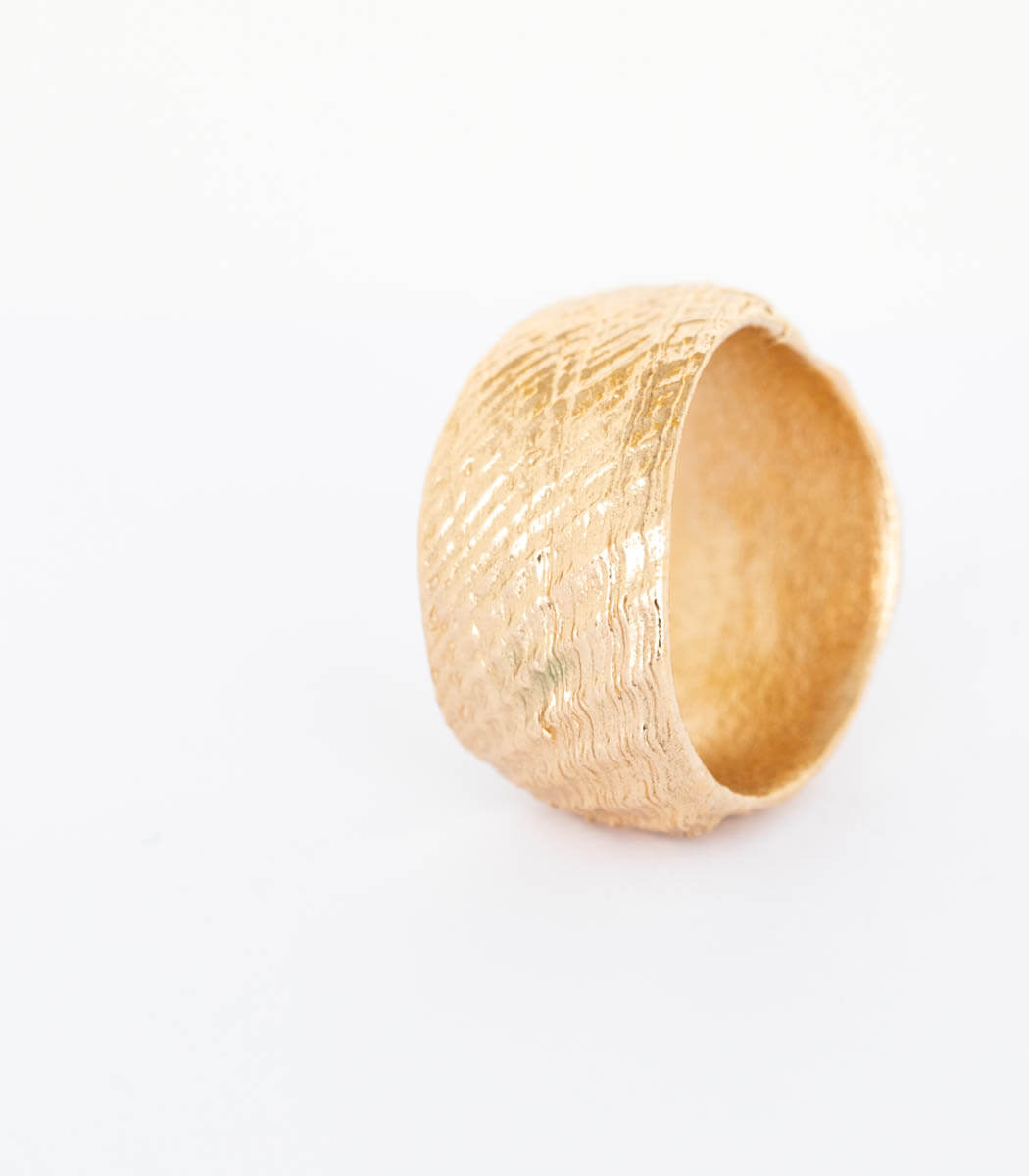 Bronze Ring Muschel Gr.58