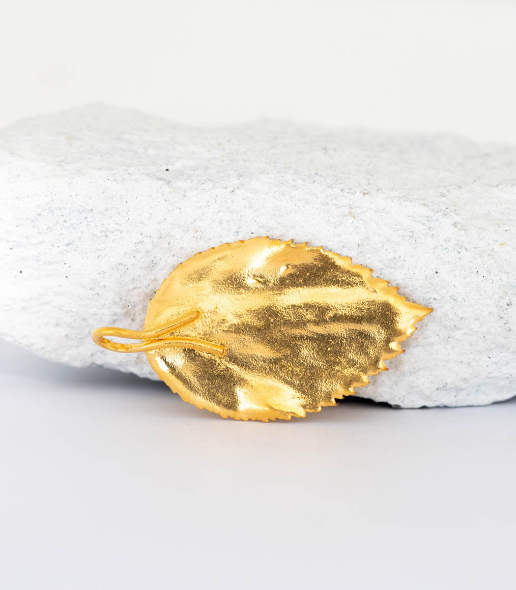 Gold Anhänger Rosenblatt
