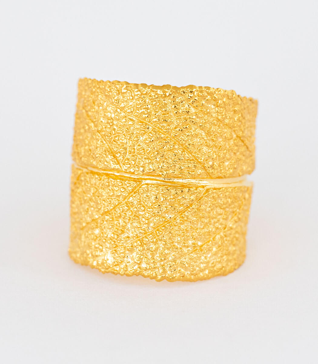 Ring Gold Salbei Gr. 52