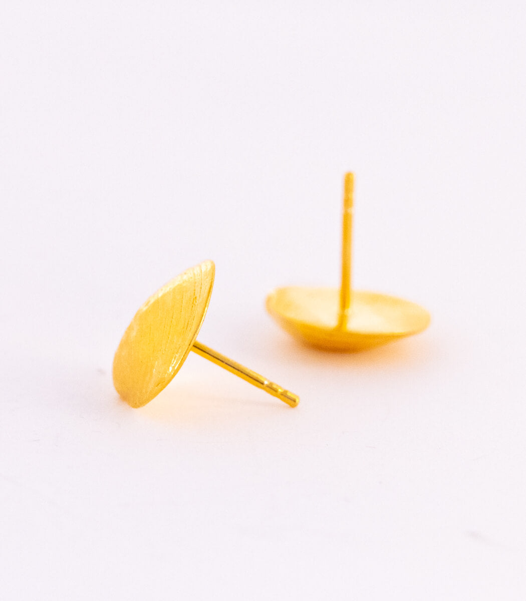 Gold Ohrstecker Muschel