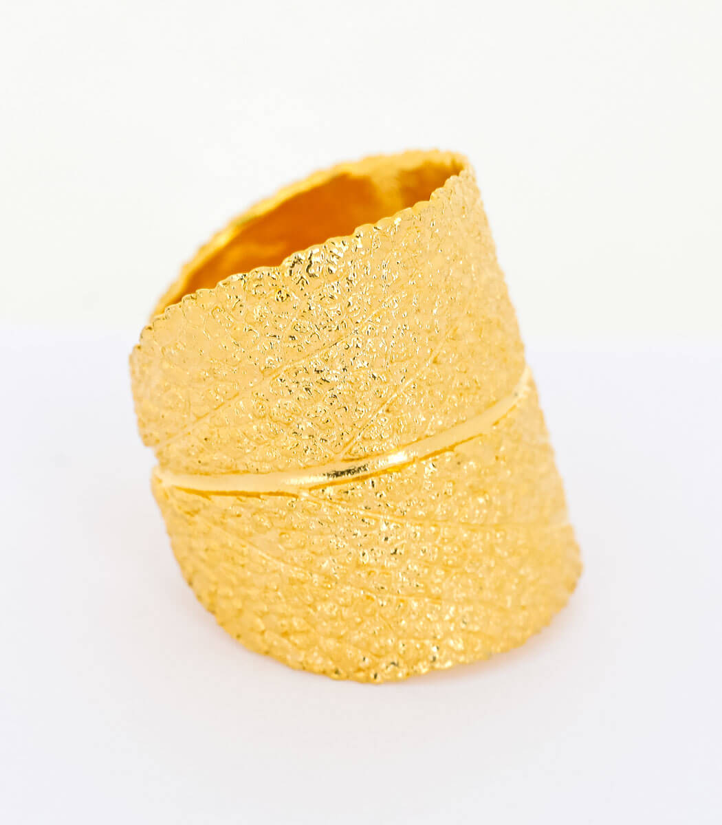 Ring Gold Salbei Gr. 60