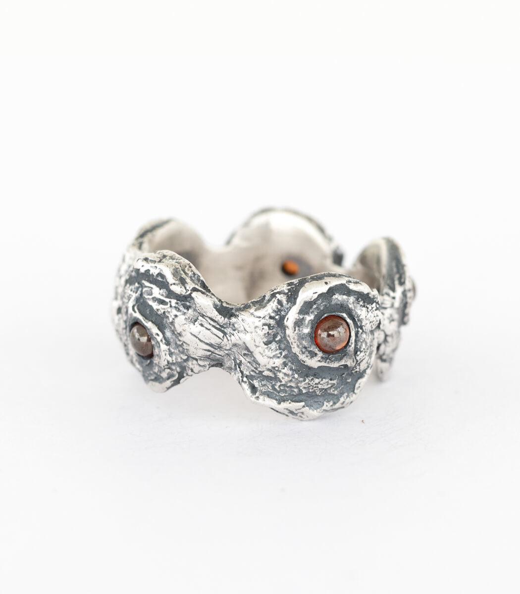 Silber Ring Schnecken Gr. 55