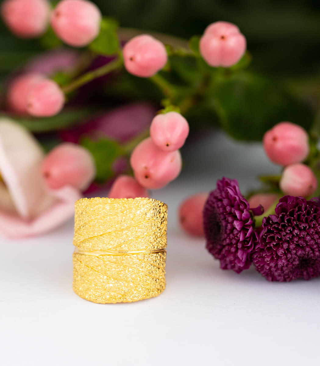 Gold Ring Salbei Gr. 65