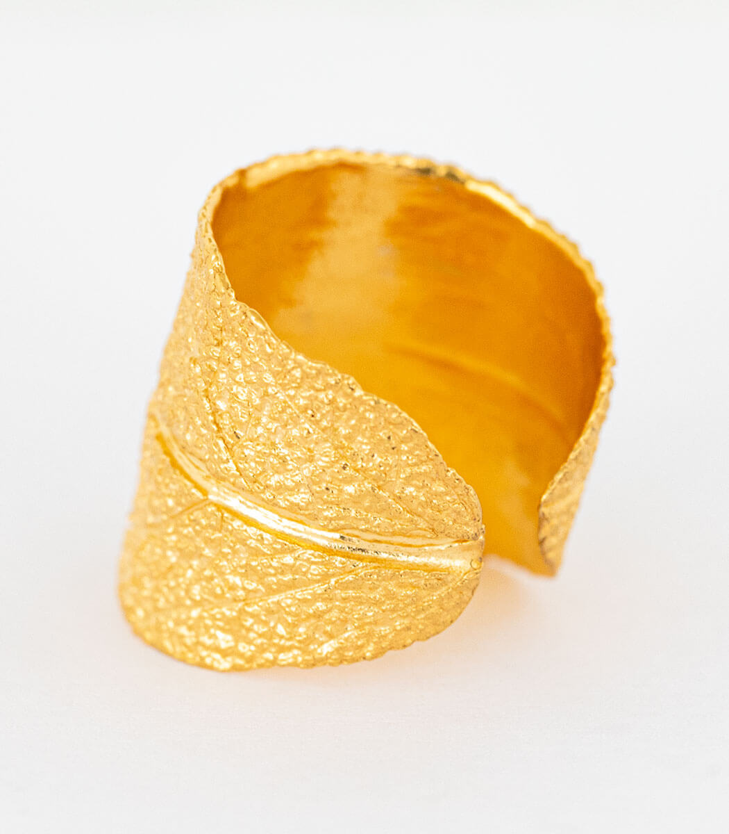 Ring Gold Salbei Gr. 52