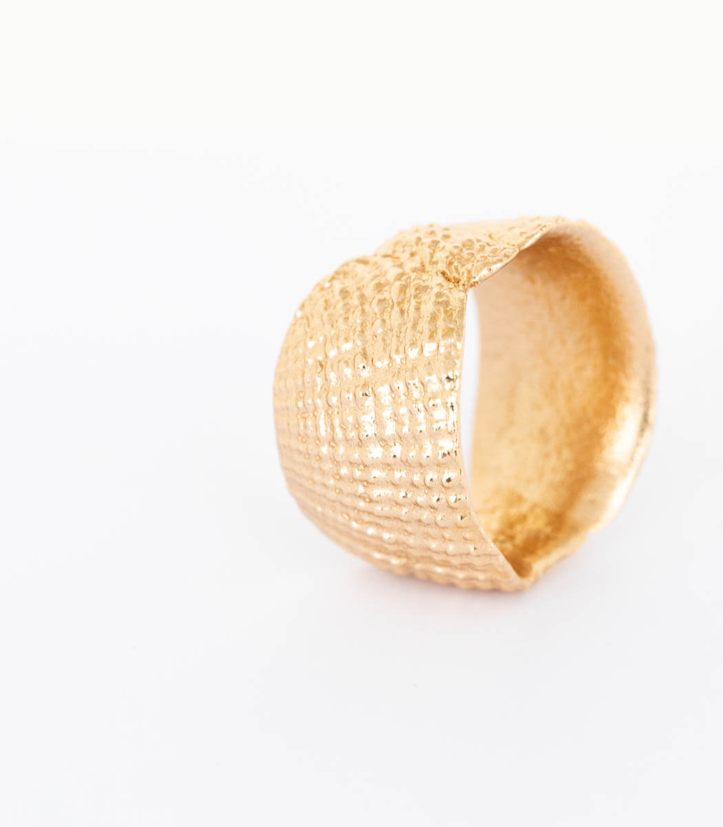 Bronze Ring Muschel Gr.57