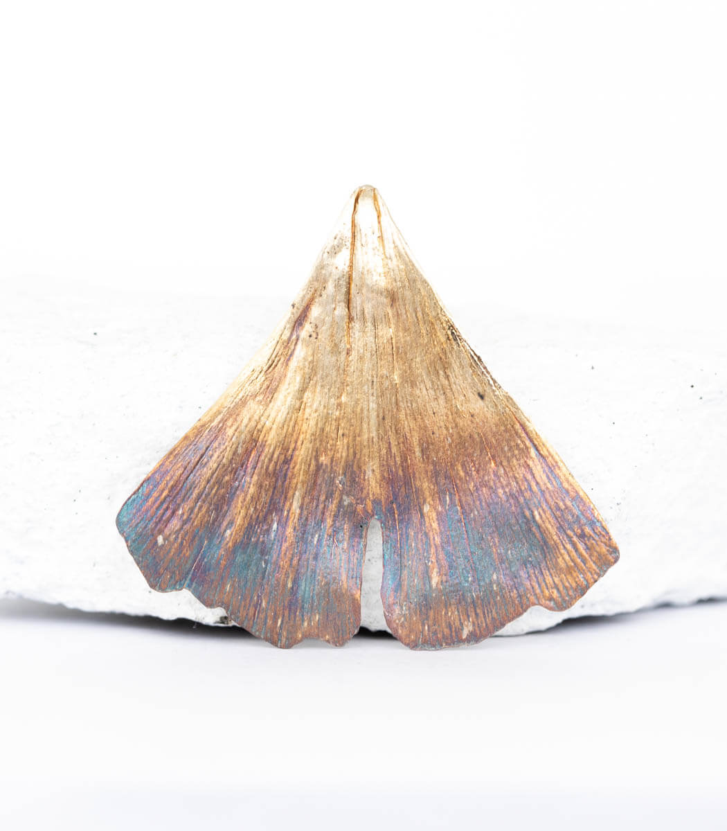 Silber Anhänger Ginkgoblatt
