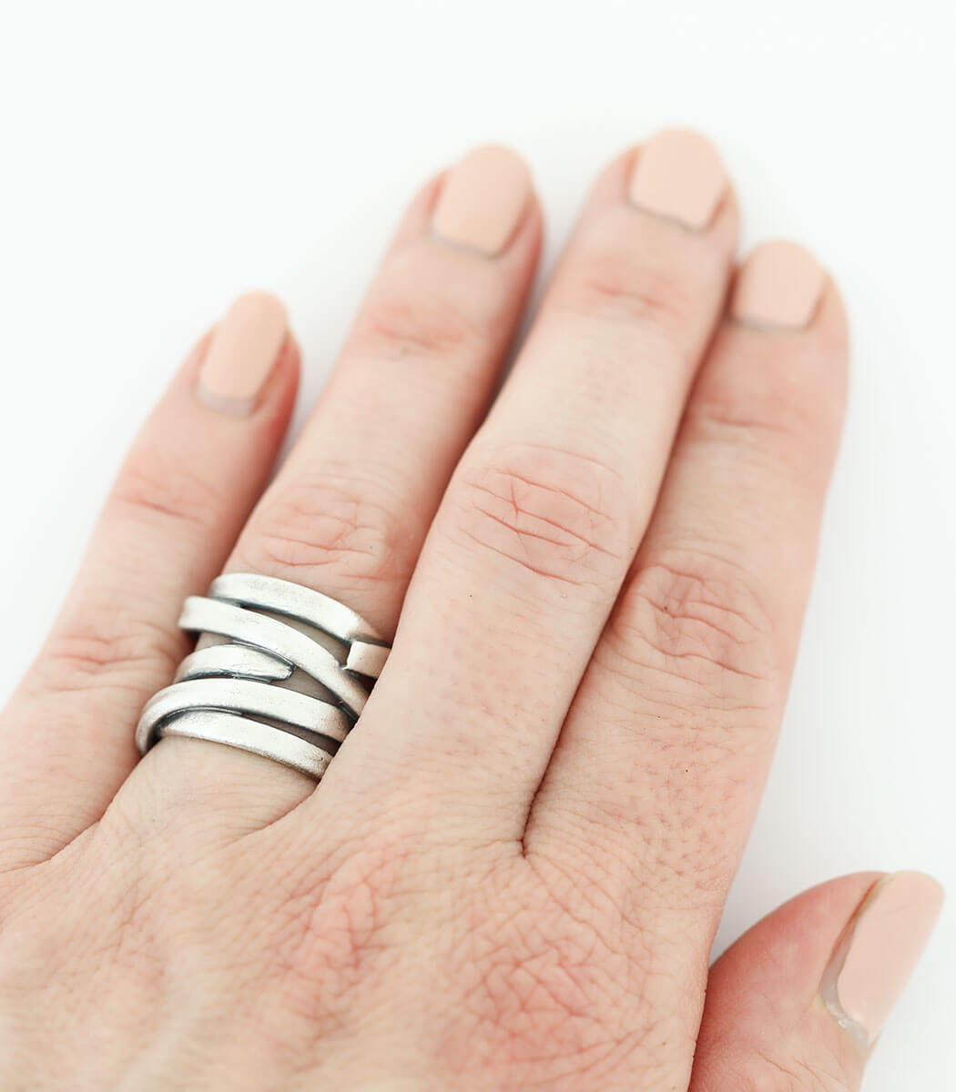Silber Ring Liane Gr.56