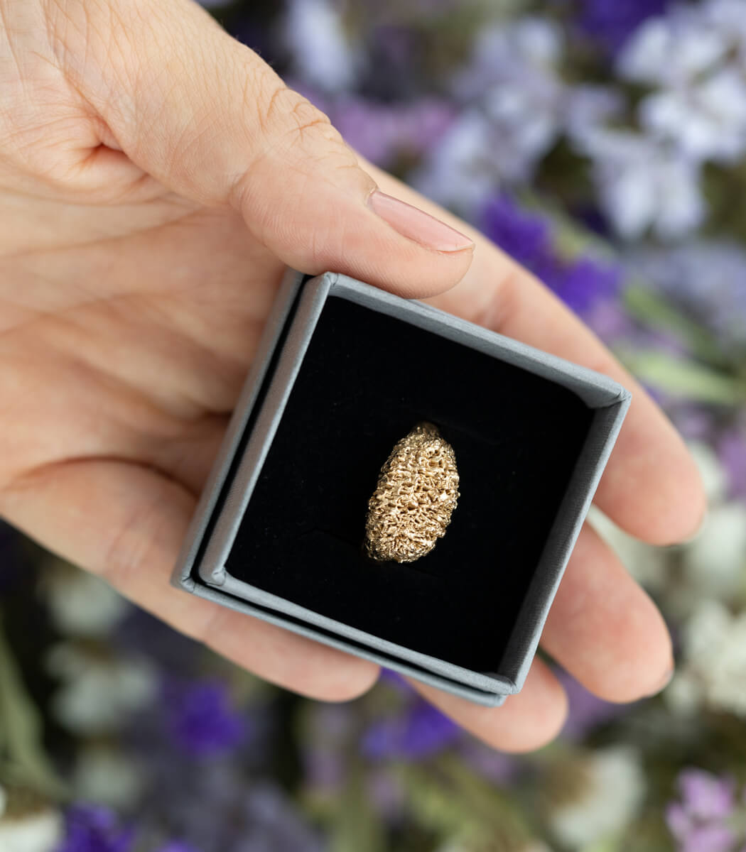 Bronze Ring Gr. 55