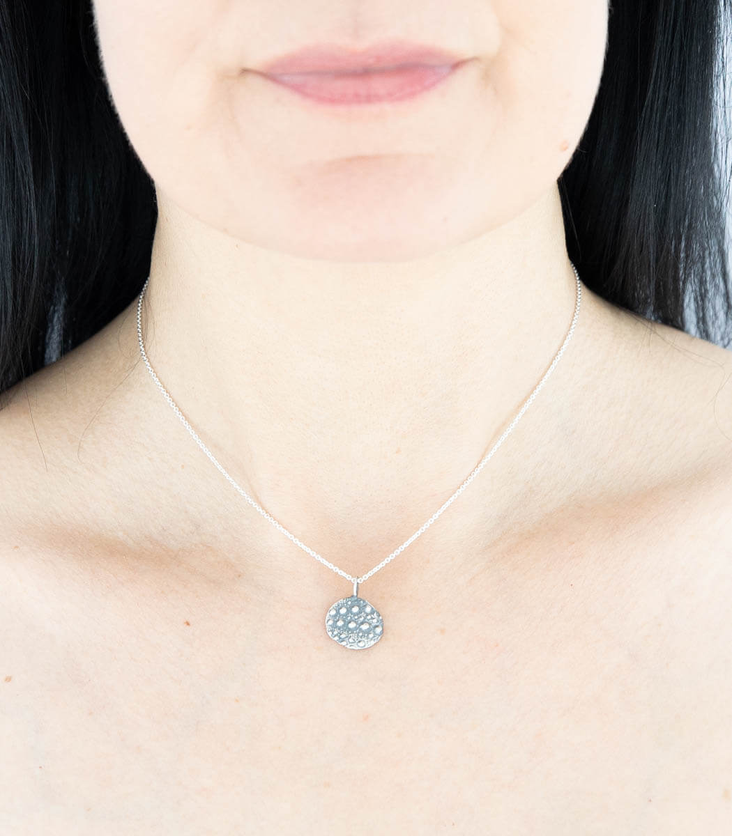 Silber Anhänger Seeigel