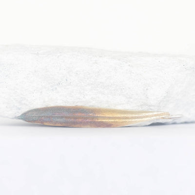 Olive leaf pendant silver