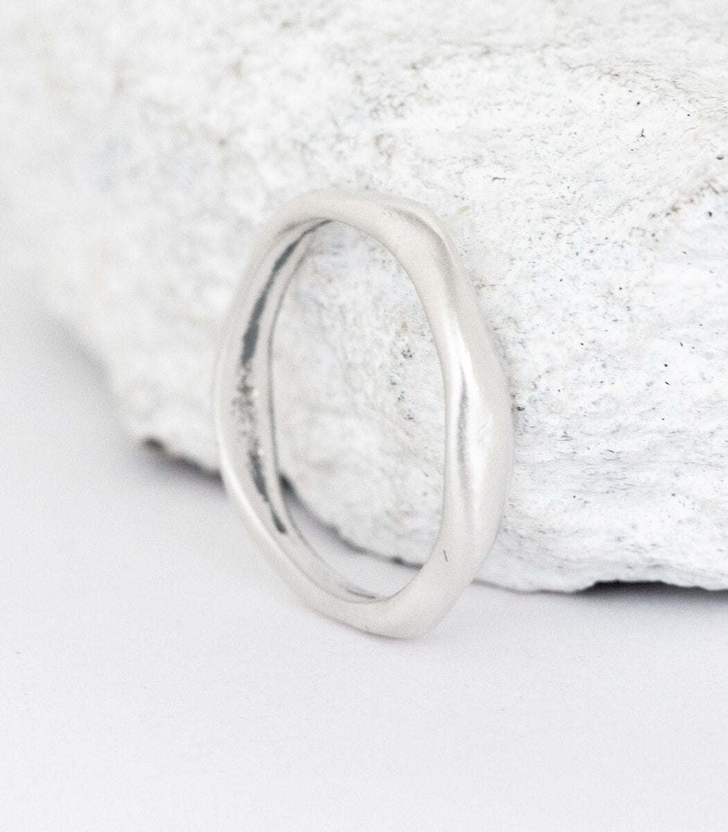 Silber Ring Natural Gr. 54