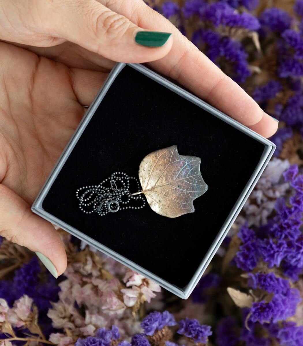 Silber Anhänger Tulpenbaum