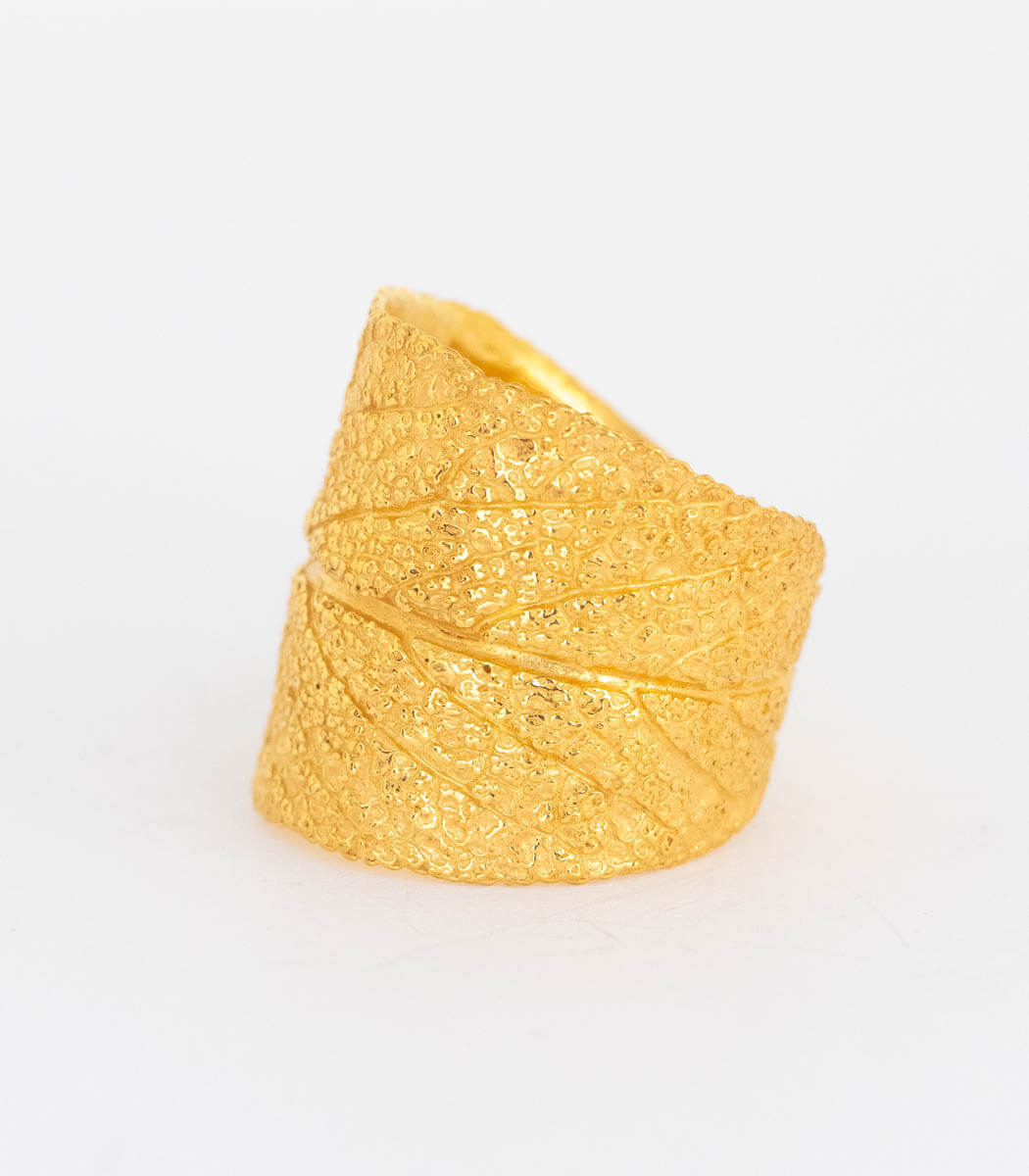 Gold Ring Salbei Gr. 49
