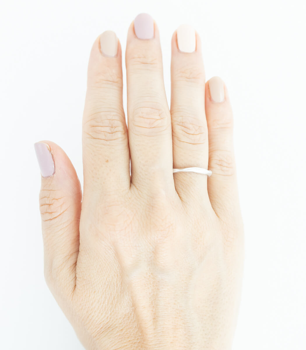 Silber Ring Natural Gr. 56