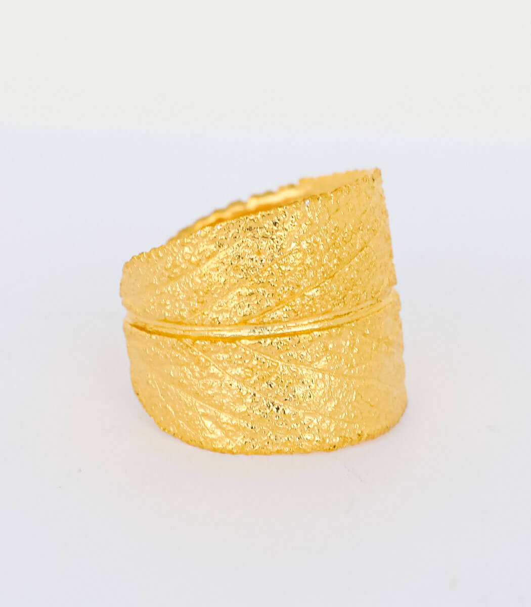 Gold Ring Salbei Gr. 56