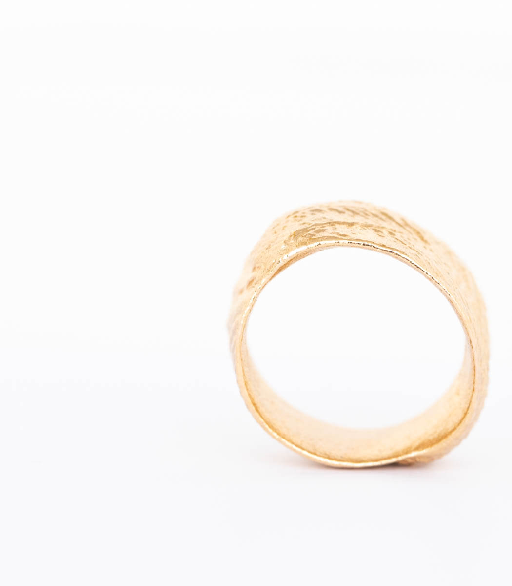 Bronze Ring Muschel Gr.58