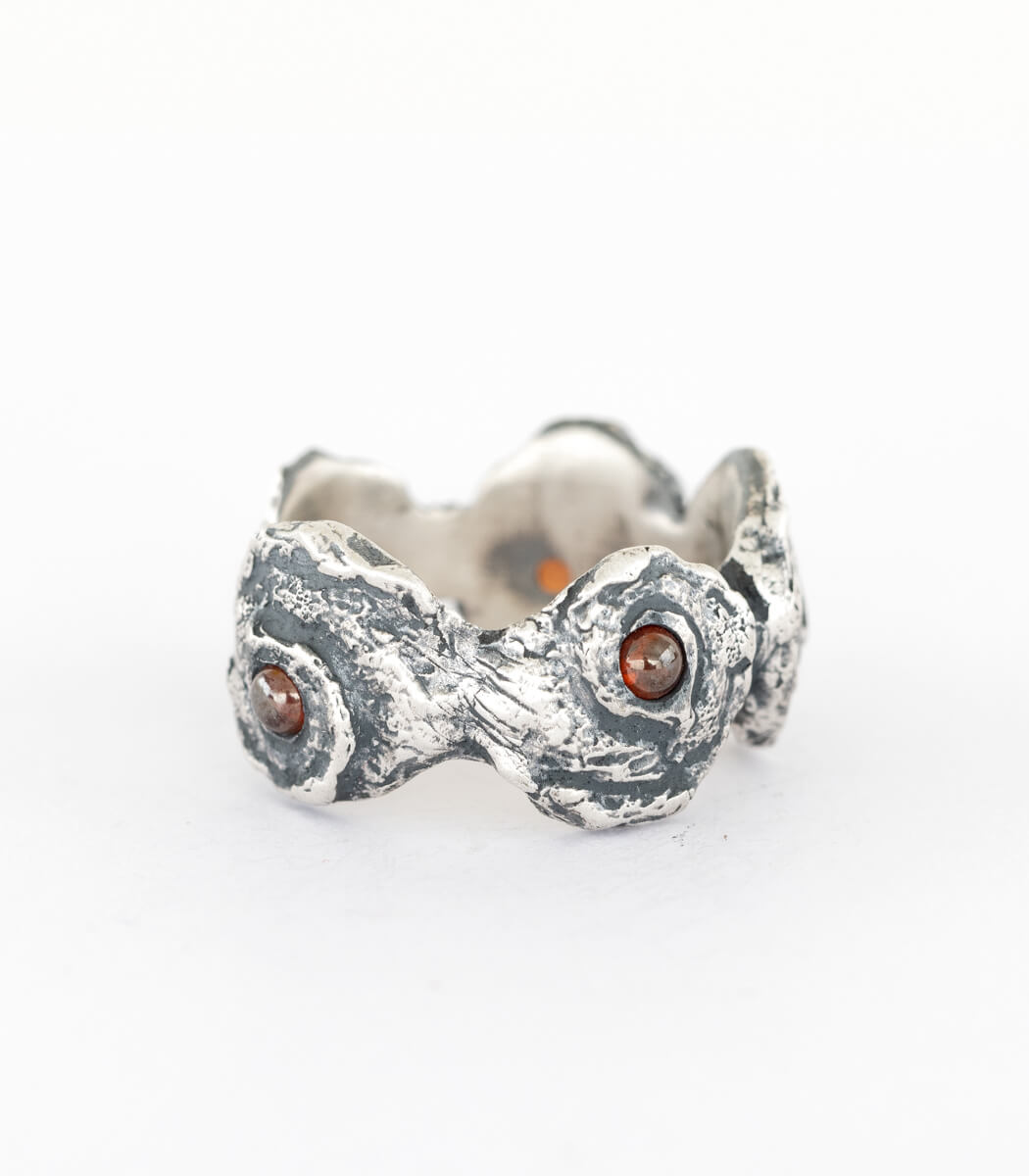 Silber Ring Schnecken Gr. 55