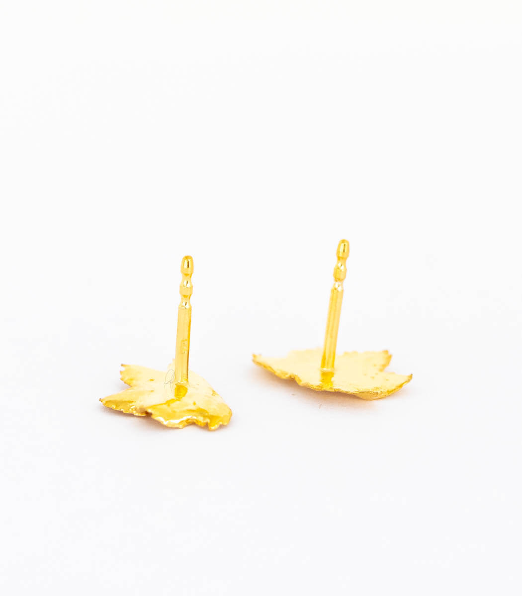 Gold Ohrstecker Frauenmantel