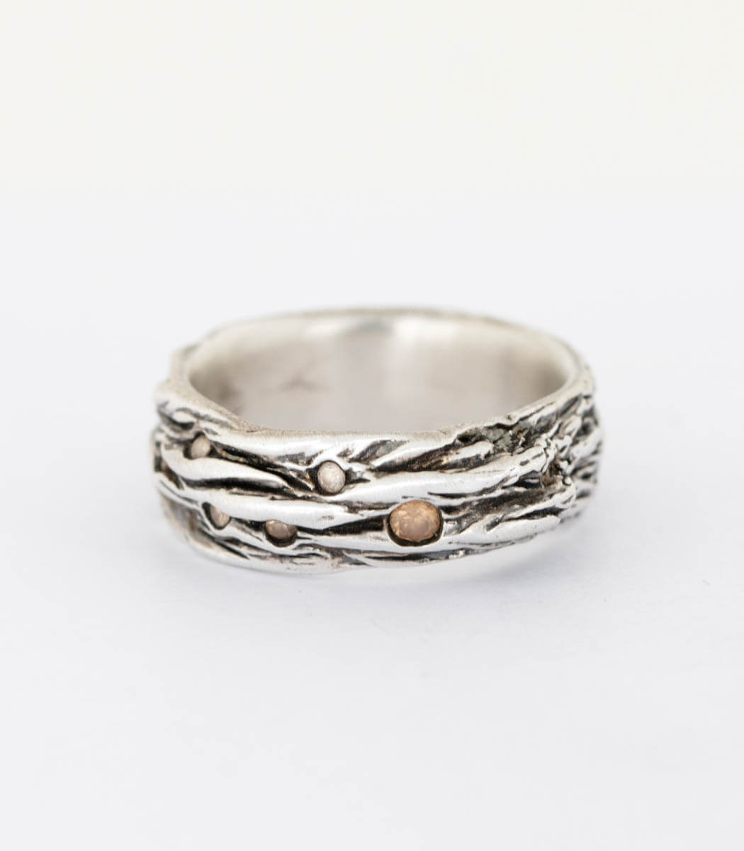 Silber Ring Ähre Gr. 54