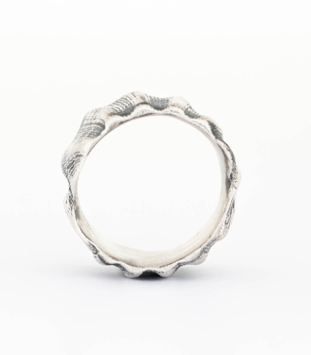 Silber Ring Muschel Gr.54