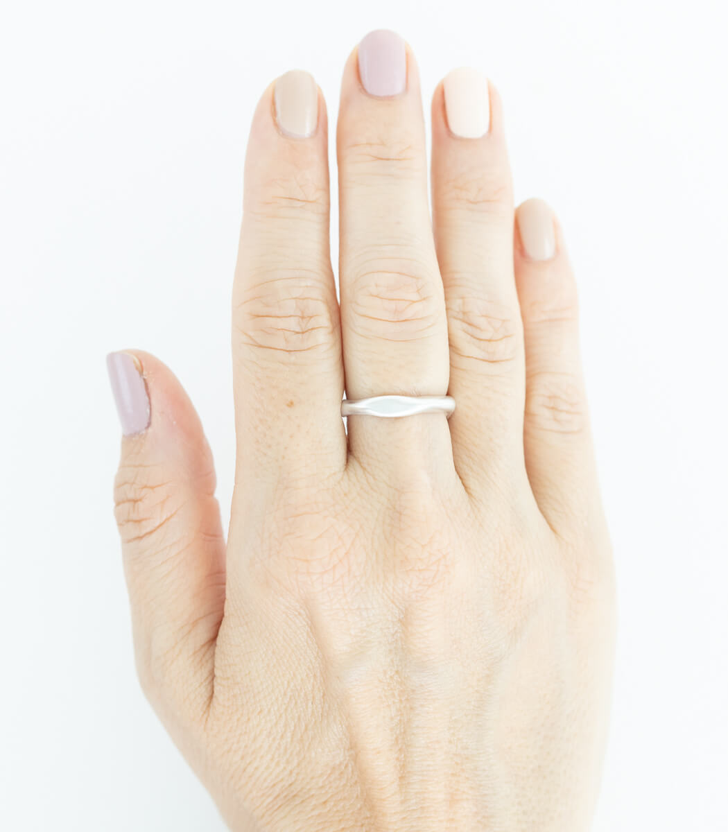 Silber Ring Natural Gr. 59