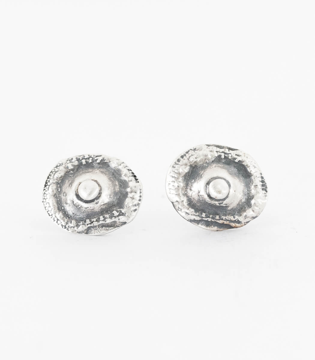 Silber Ohrstecker Seeigel