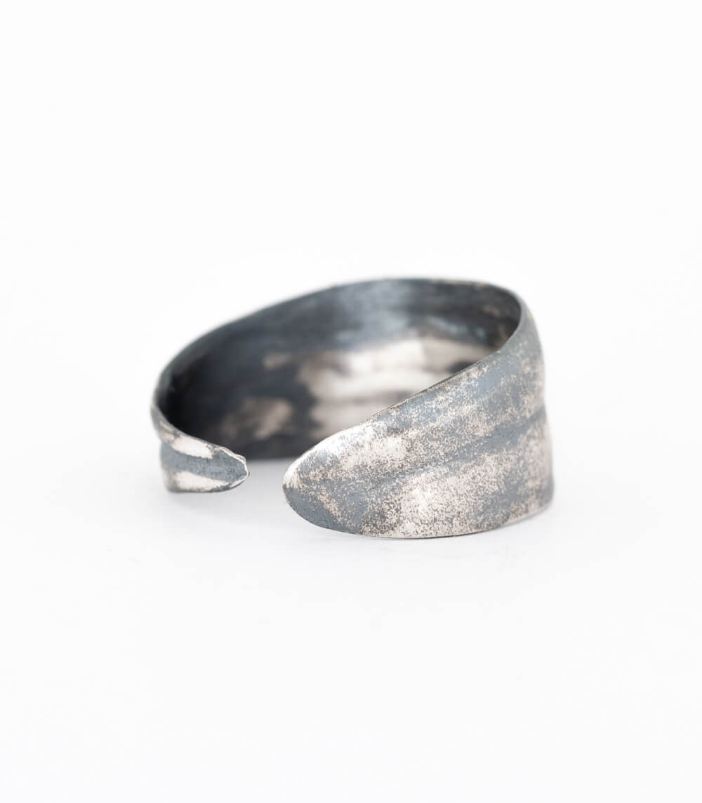 Silber Ring Olive Gr. 56