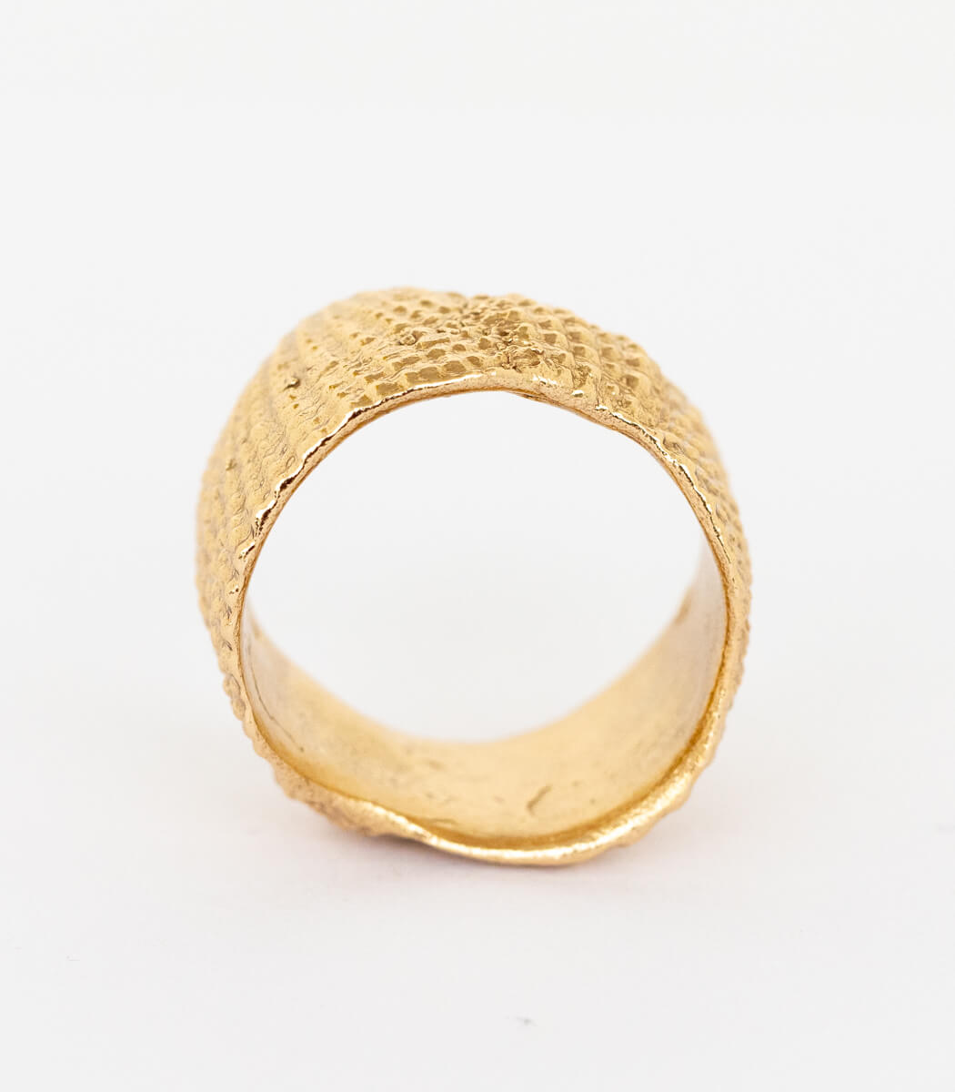 Bronze Ring Muschel Gr.56