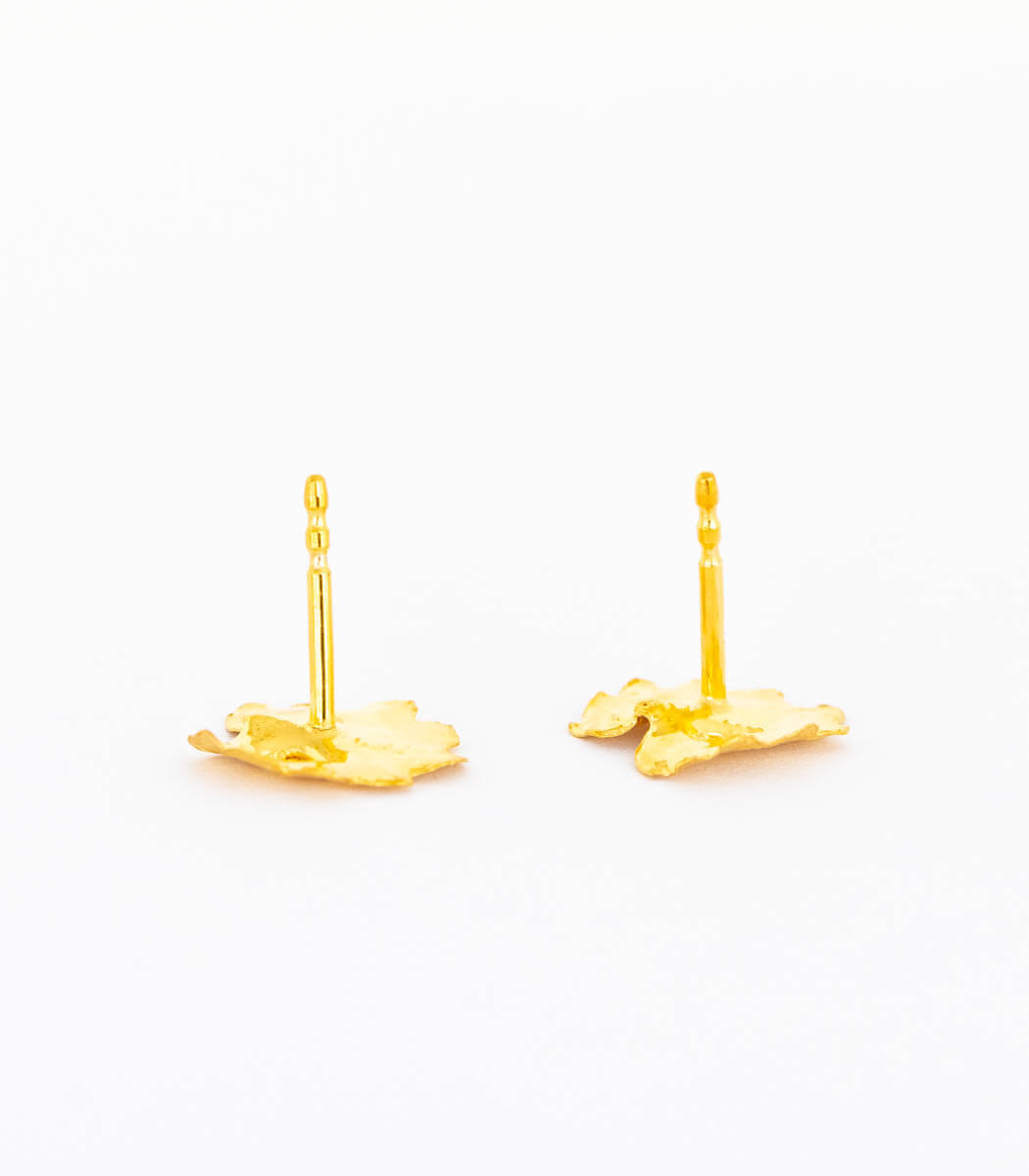 Gold Ohrstecker Gundermann