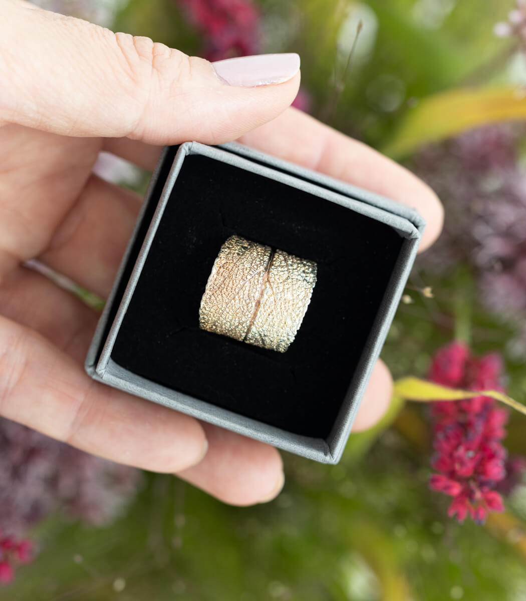 Silber Ring Salbei Gr. 53