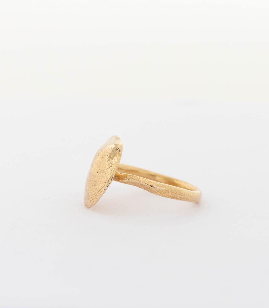 Bronze Ring Muschel Gr.54
