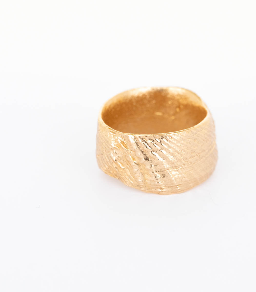 Bronze Ring Muschel Gr.58