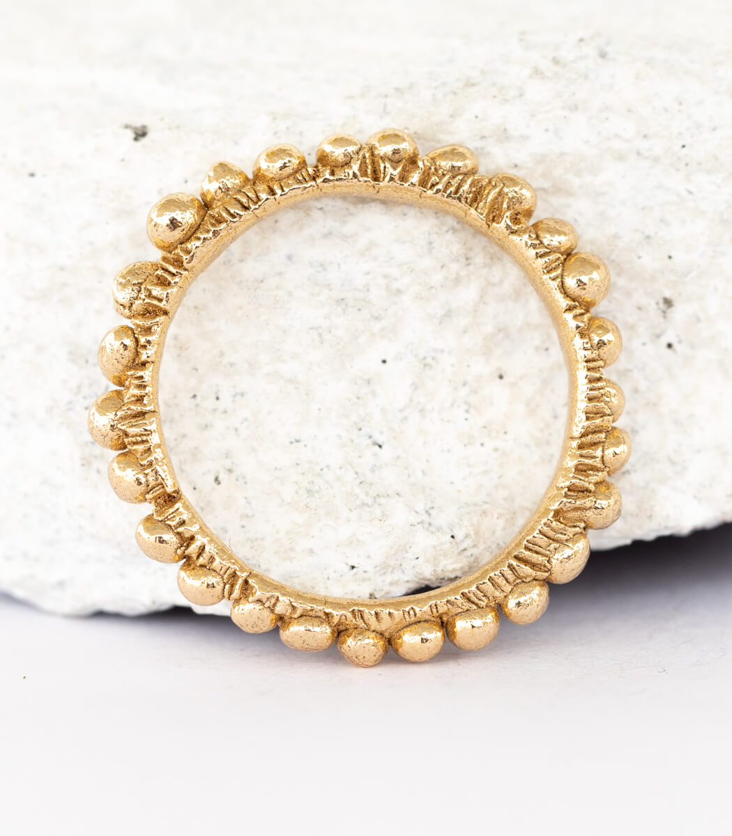 Ring Bronze Blütenknopspen Gr. 56