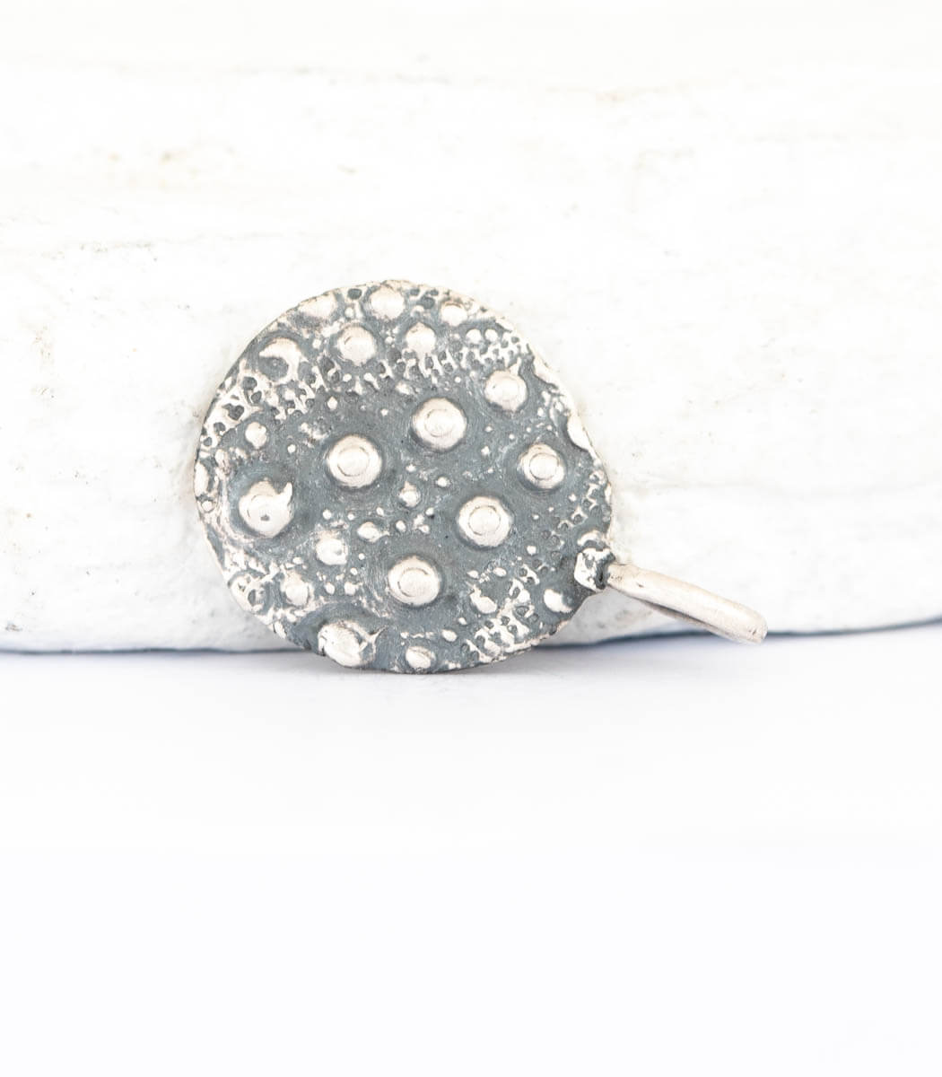 Silber Anhänger Seeigel