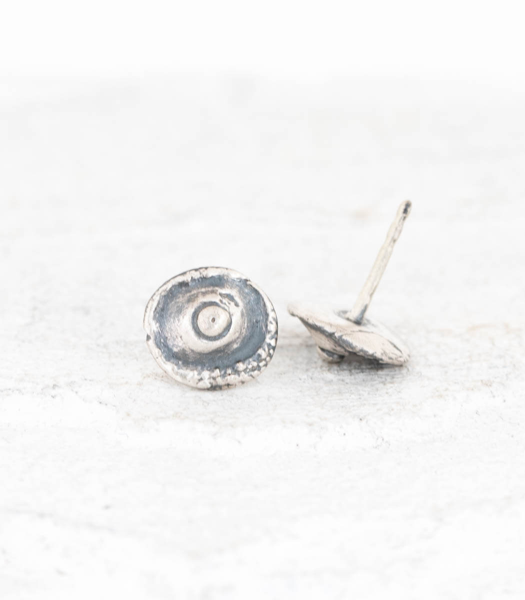 Silber Ohrstecker Seeigel