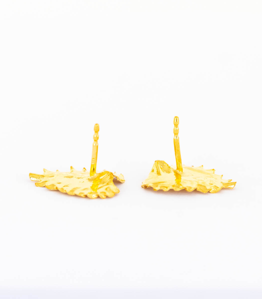 Gold Ohrstecker Melisse